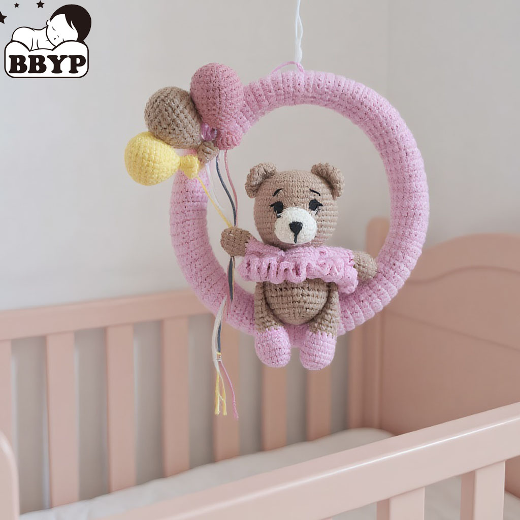 Home Textiles Usa - Handmade Crochet Balloon Bear, Cute Amigurumi