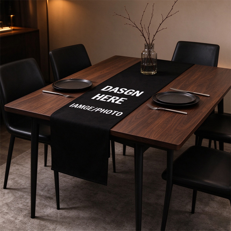 Custom 1pc Home Dining Black/  - Home Textiles & Decorations ulasan dan harga