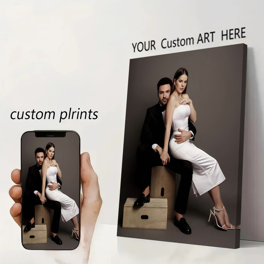 Custom Print Canvas Poster Ani - Home Textiles & Decorations ulasan dan harga