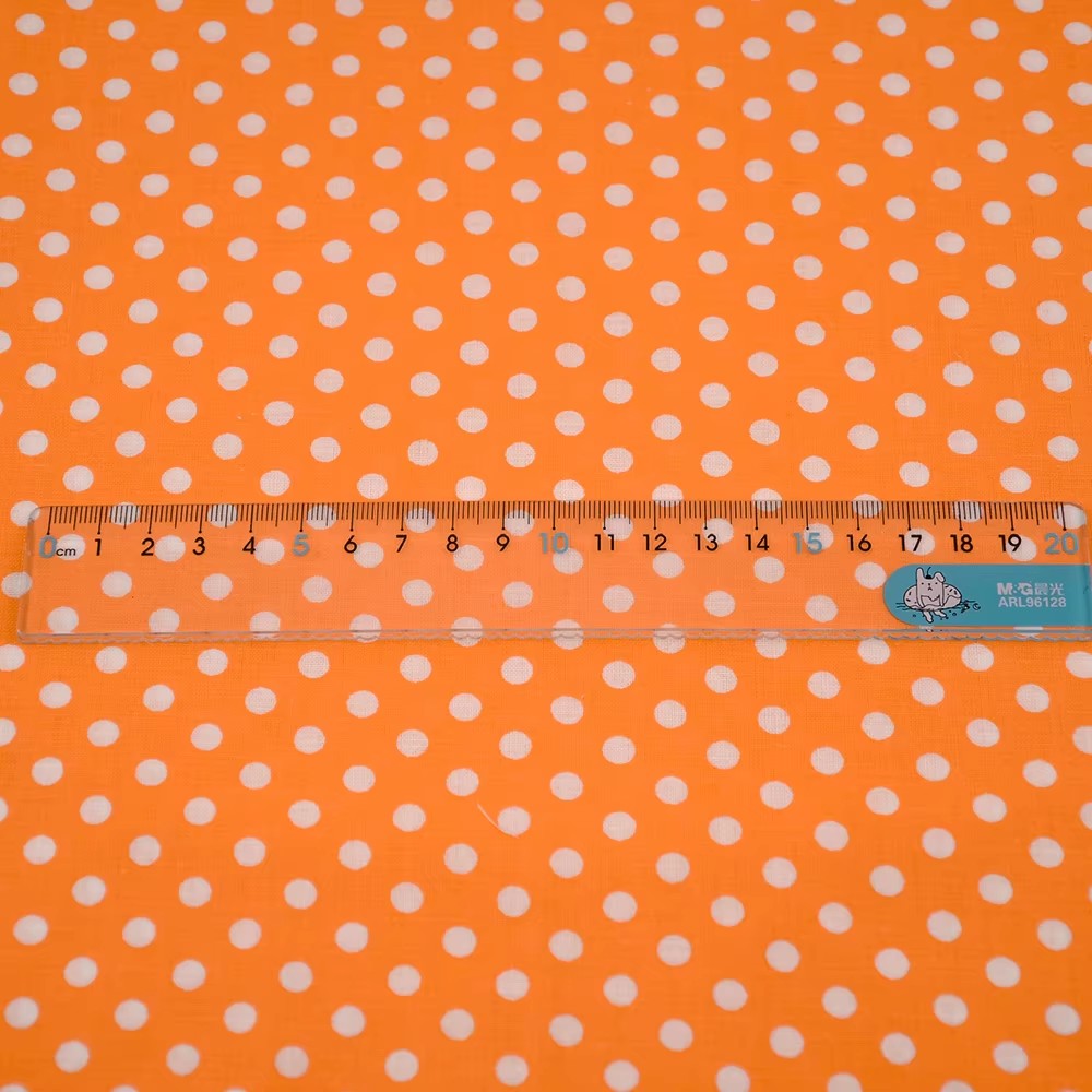 50X150CM White Orange Polka Do - Home Textiles & Decorations ulasan dan harga