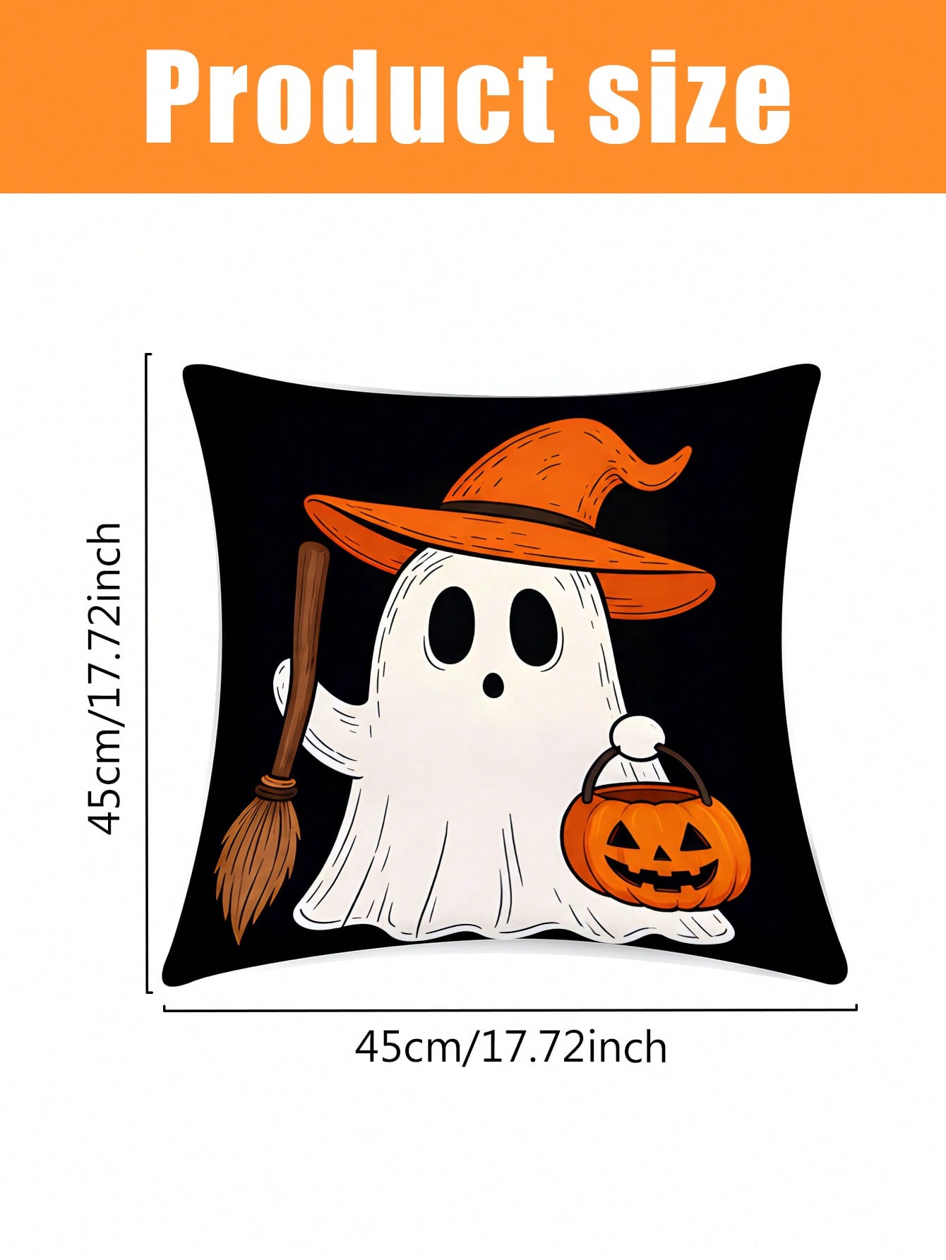 4pcs Halloween Pillow Covers,  - Pillow Insert 18X18 ulasan dan harga
