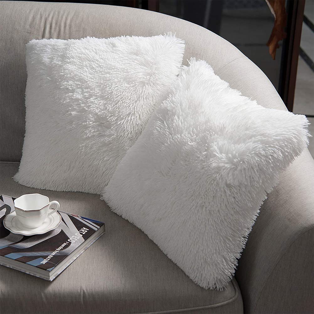 Luxury Soft Faux Fur Fleece Cu - Pillow Insert 18X18 ulasan dan harga