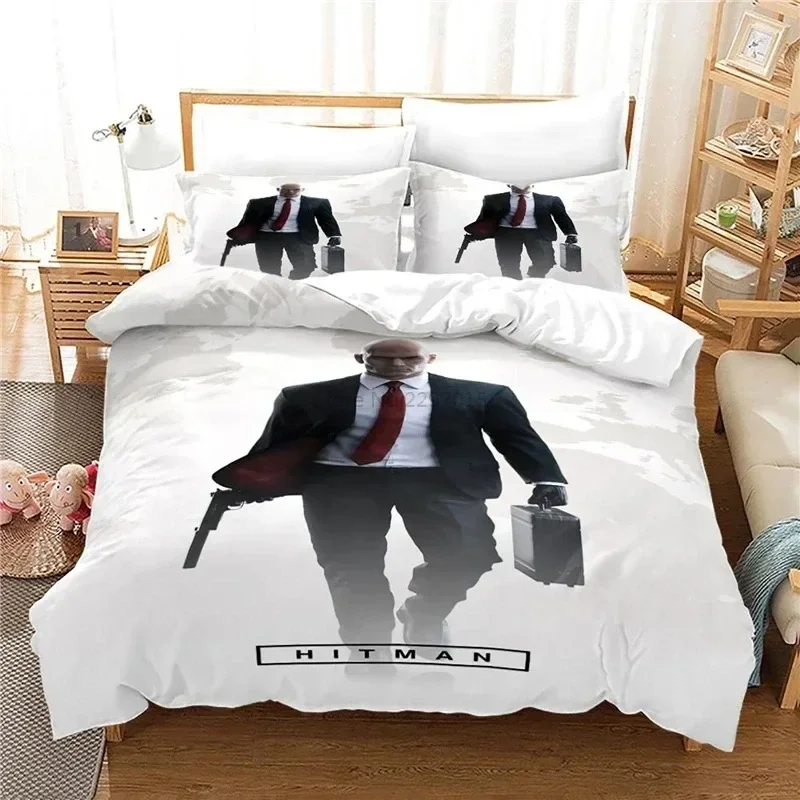 Hitman Killer 3D Bedding Set P - Home Textiles Sale ulasan dan harga