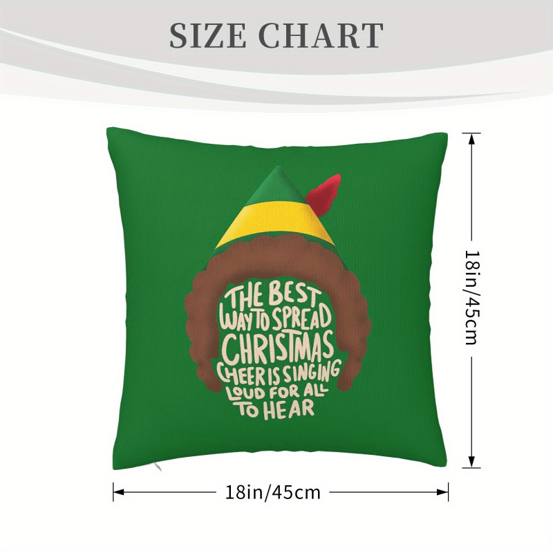 1pc Vintage Elf Christmas Pill - Pillow Insert 18X18 ulasan dan harga