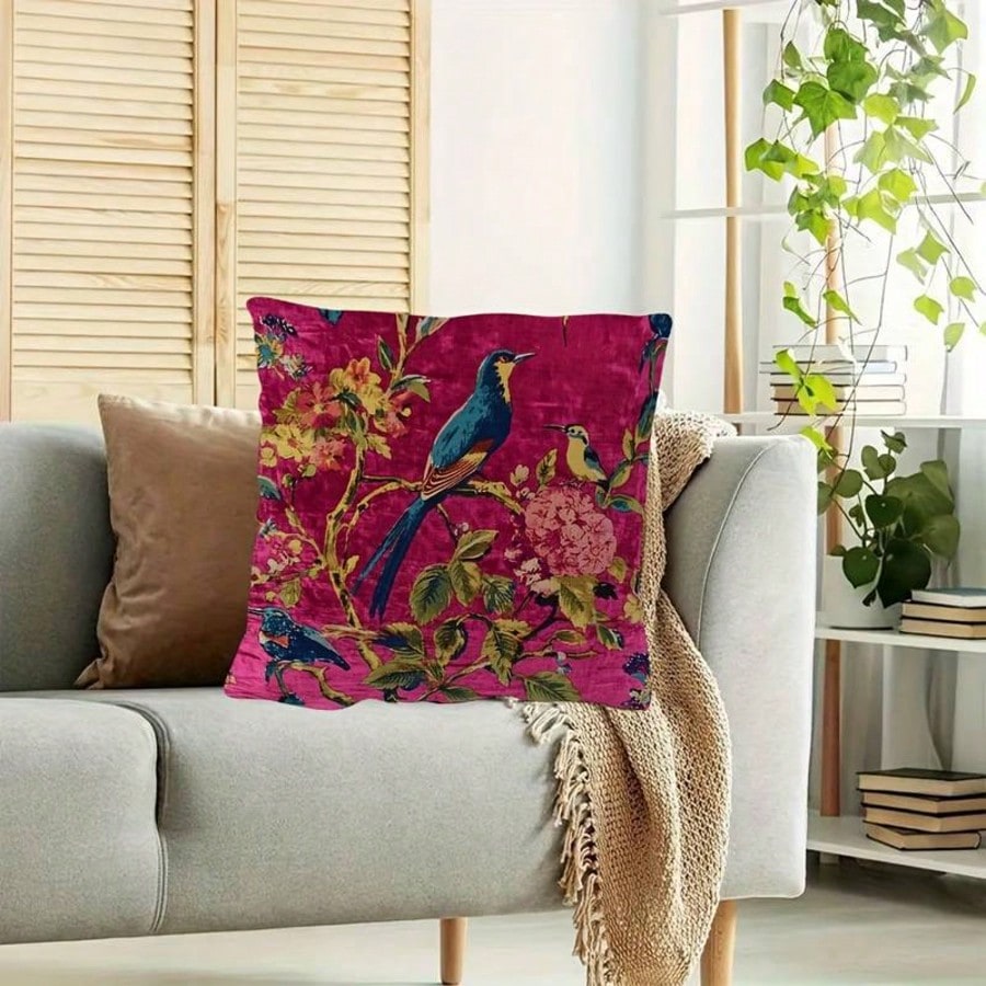 1pc Ultra Soft Velvet Pillow C - Pillow Insert 18X18 ulasan dan harga