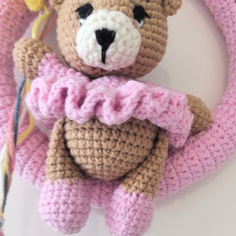 Handmade Crochet Balloon Bear, - Home Textiles Usa ulasan dan harga