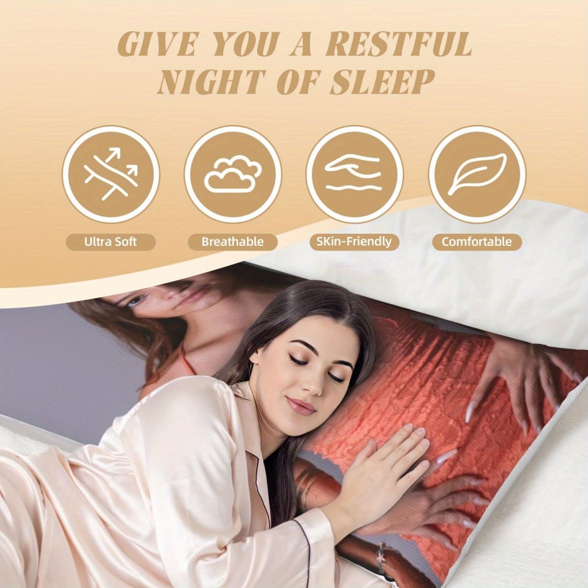 1 Custom Photo Body Pillowcase - Home Textiles & Decorations ulasan dan harga